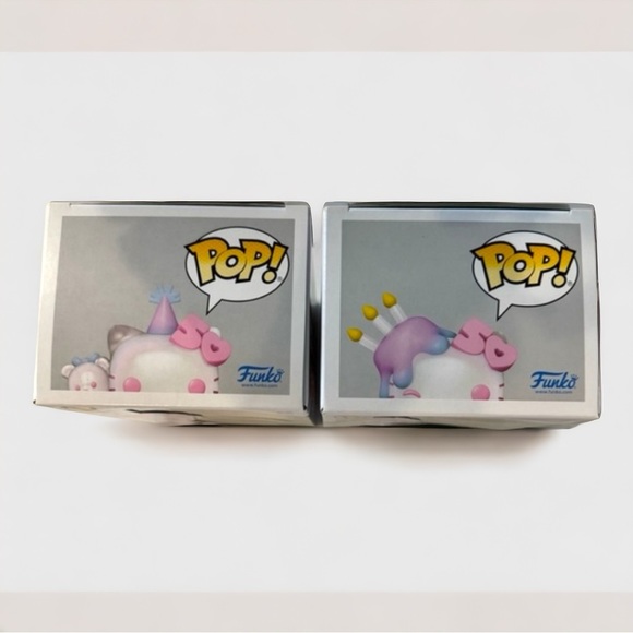 🎀 Sanrio Hello Kitty 50th Anniversary Cake #75 & Balloon #76 Funko Pop! Set - Picture 4 of 4